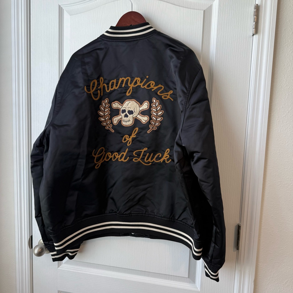Lucky Brand Other - Men's Lucky Brand Black Bomber Jacket XL